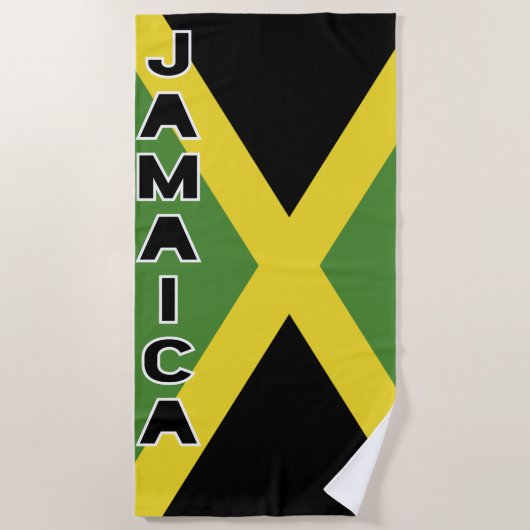 Jamaica-badhanddoek Strandlaken (Voorkant)