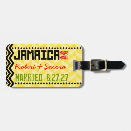 JAMAICA Bagagelabel (Voorkant horizontaal)