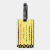 JAMAICA Bagagelabel (Achterkant verticaal)