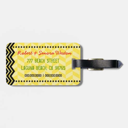 JAMAICA Bagagelabel (Achterkant horizontaal)