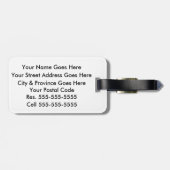 Jamaica Bagagelabel (contactgegevens toevoegen) (Achterkant horizontaal)