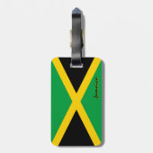Jamaica Bagagelabels, patriottische Jamaicaanse vl Bagagelabel (Achterkant verticaal)