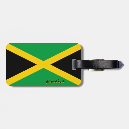 Jamaica Bagagelabels, patriottische Jamaicaanse vl Bagagelabel (Achterkant horizontaal)