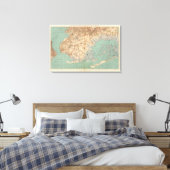 Jamaica Bay en Brooklyn Canvas Afdruk (Insitu (Slaapkamer))