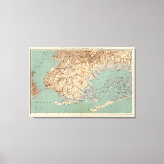 Jamaica Bay en Brooklyn Canvas Afdruk (Voorkant)