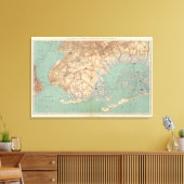 Jamaica Bay en Brooklyn Canvas Afdruk (Insitu (Woonkamer))
