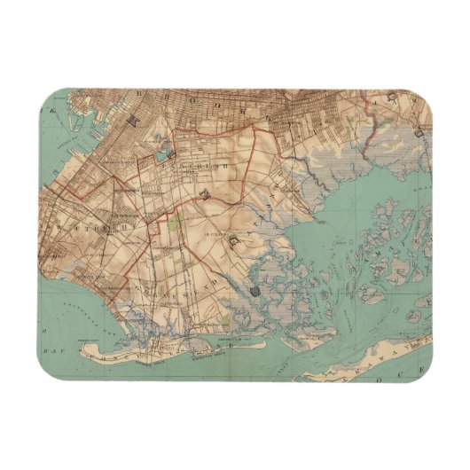 Jamaica Bay en Brooklyn Magneet (Horizontaal)