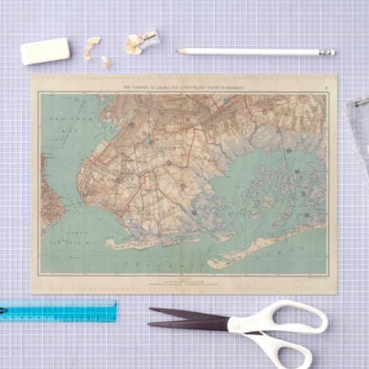 Jamaica Bay en Brooklyn Tissuepapier (Craft)