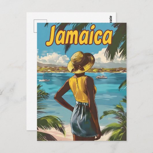 Jamaica Beach Briefkaart (Voorkant / Achterkant)