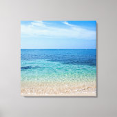 Jamaica Beach Canvas Afdruk (Voorkant)