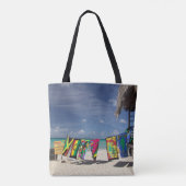 Jamaica Beach Canvas tas (Achterkant)