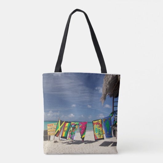 Jamaica Beach Canvas tas (Achterkant)