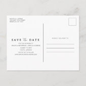 Jamaica Beach Destination Wedding Aankondigingskaart (Achterkant)