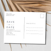 Jamaica Beach Destination Wedding Save the Date Aankondigingskaart