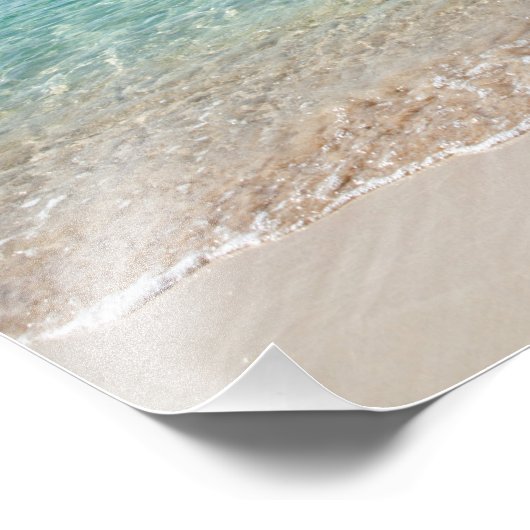 Jamaica Beach Foto Afdruk (Hoek)