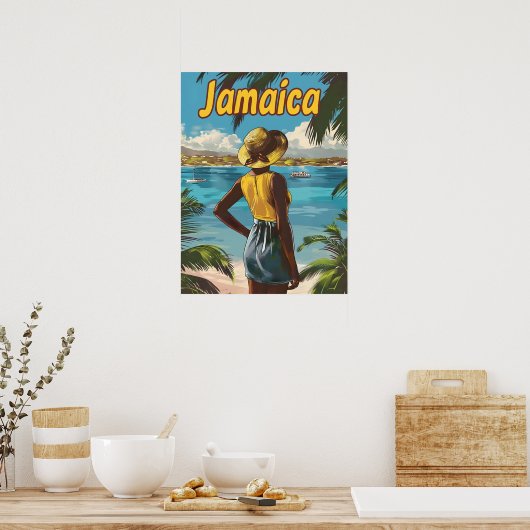 Jamaica Beach Poster (Keuken)
