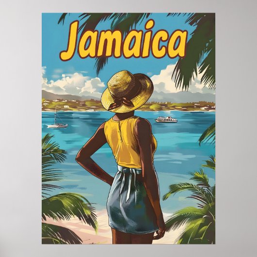 Jamaica Beach Poster (Voorkant)