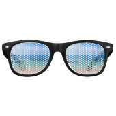 Jamaica Beach Retro Zonnebril (Voorkant)