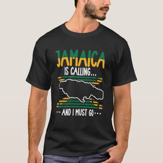 Jamaica belt en ik moet naar Jamaican Roots Va T-shirt (Voorkant)