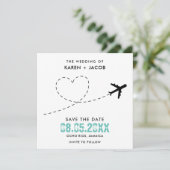 Jamaica Bestemming Huwelijksfoto Save the Date (Staand voorkant)