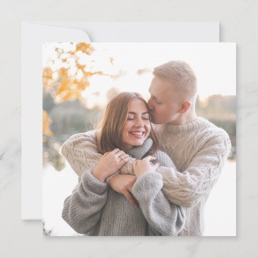 Jamaica Bestemming Huwelijksfoto Save the Date (Achterkant)