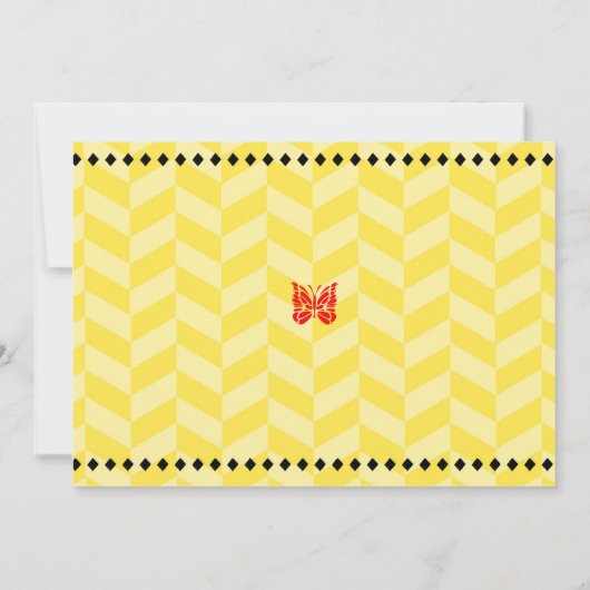 JAMAICA-bestemmingsuitnodiging Kaart (Achterkant)