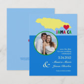 Jamaica Bewaar de Datum Foto Aankondiging (Voorkant / Achterkant)