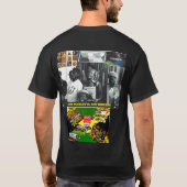 JAMAICA BEWEGING VAN JAH PEOPLE Basic Donker T-shi T-shirt (Achterkant)