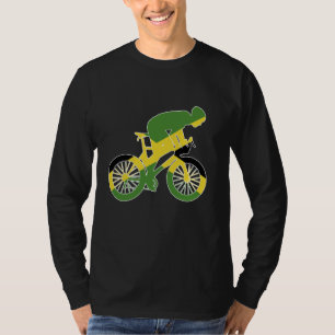 Jamaica Biker Nation Rider Wereldvlaggen T-shirt