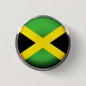 JAMAICA BLACK YELLOW GREEN FLAG RONDE BUTTON 3,2 CM (Voorkant)