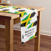 JAMAICA Blessed Nation Scripting verse Korte Tafelloper (Voorbeeld)