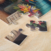 Jamaica bloemenwinkel buiten legpuzzel (Zijkant)