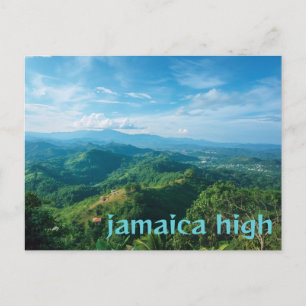 Jamaica blue mountain hoog briefkaart