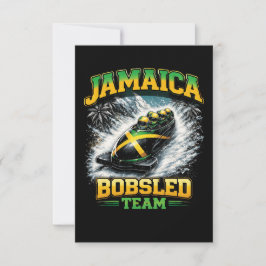 Jamaica Bobsled Team Bedankkaart