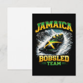Jamaica Bobsled Team Bedankkaart (Voorkant / Achterkant)
