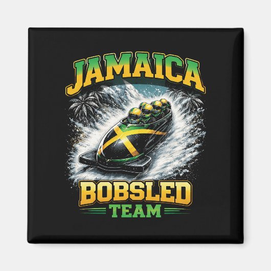 Jamaica Bobsled Team Magneet (Voorkant)