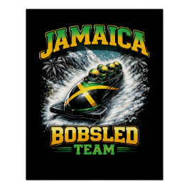 Jamaica Bobsled Team Perfect Poster