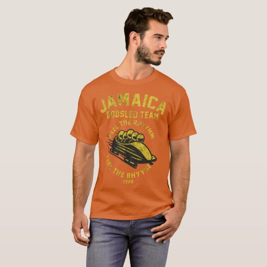Jamaica Bobsled Team T-shirt (Voorkant volledig)