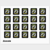 Jamaica Bobsled Team Vierkante Sticker (Vel)