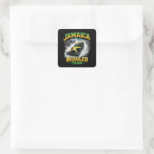 Jamaica Bobsled Team Vierkante Sticker (Tas)