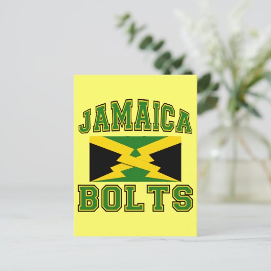Jamaica Bolts Briefkaart (Staand voorkant)
