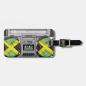 Jamaica-boombox Bagagelabel (Voorkant horizontaal)