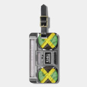 Jamaica-boombox Bagagelabel (Voorkant verticaal)