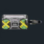Jamaica-boombox Bagagelabel<br><div class="desc">hallo,  deze ontwerp oude school en coole vertegenwoordigen een  boombox gekoppeld aan de vlag van de jamaica. Het zal je overal volgen.</div>