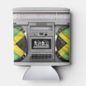 Jamaica-boombox Blikjeskoeler (Achterkant)