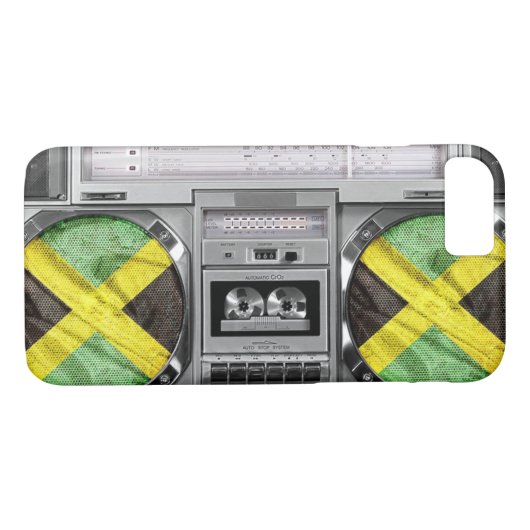 Jamaica-boombox Case-Mate iPhone Case (Achterkant (Horizontaal))