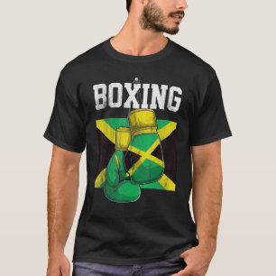 Jamaica Boxing Glove Boxer Boxing Jamaican Flag T-shirt