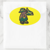 JAMAICA BOY OVALE STICKER (Tas)