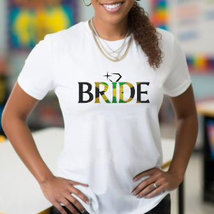 Jamaica Bride Jamaican Wedding Bachelorette Party T-shirt