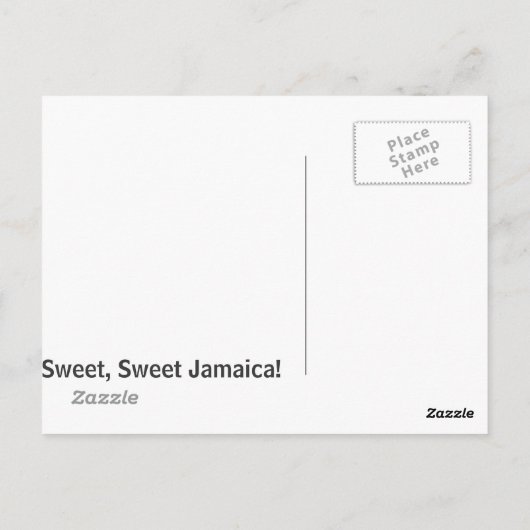Jamaica Briefkaart (Achterkant)